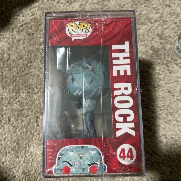Funko POP! Sports WWE Wrestling Art Series THE ROCK Walmart 44 - Picture 2 of 4